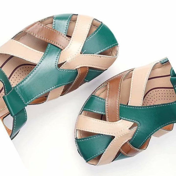 Angelica™ - Sandali con tacco in pelle ergonomica per donna