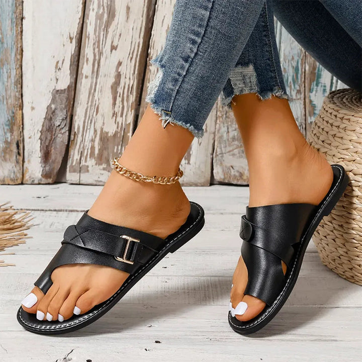 Antonella™ - Sandali Ortopedici di Alta Classe in Vera Pelle