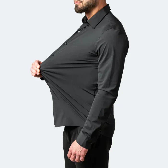 Camicia da uomo Stretch Comfort - resistente alle pieghe, di facile manutenzione e versatile per un look straordinario