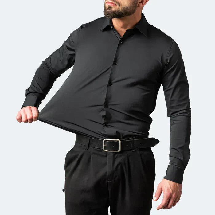 Camicia da uomo Stretch Comfort - resistente alle pieghe, di facile manutenzione e versatile per un look straordinario