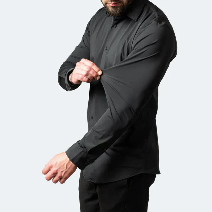 Camicia da uomo Stretch Comfort - resistente alle pieghe, di facile manutenzione e versatile per un look straordinario