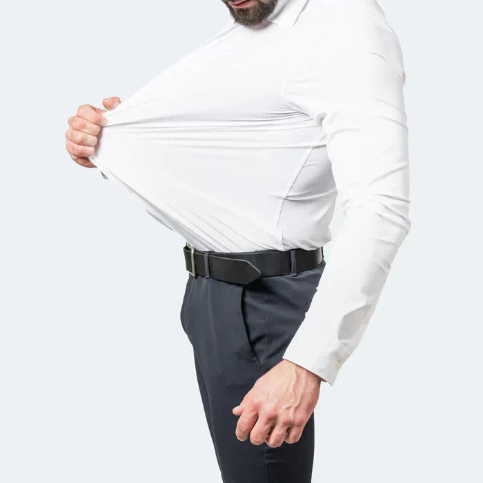 Camicia da uomo Stretch Comfort - resistente alle pieghe, di facile manutenzione e versatile per un look straordinario
