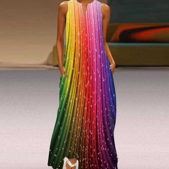Elegante abito da donna senza maniche perfetto per ogni occasione