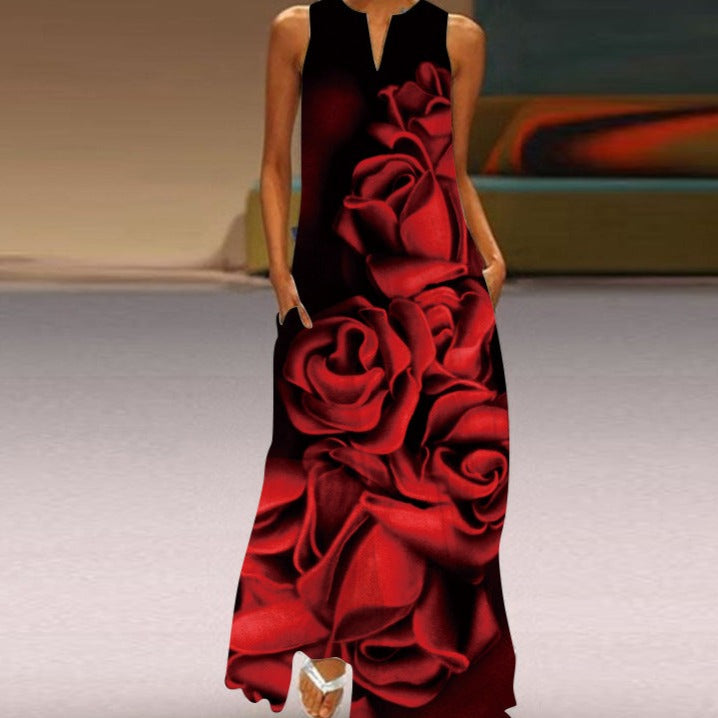 Elegante abito da donna senza maniche perfetto per ogni occasione