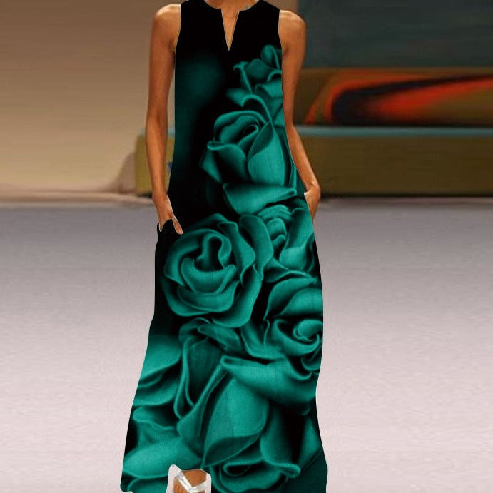 Elegante abito da donna senza maniche perfetto per ogni occasione