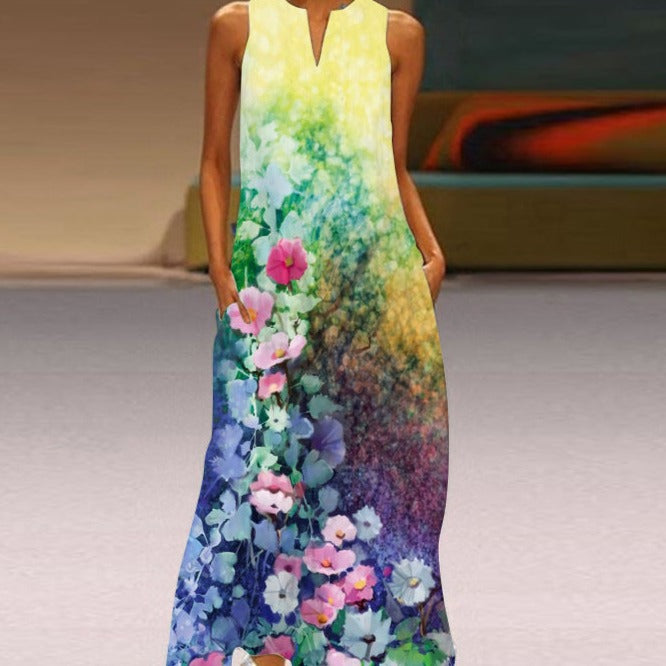 Elegante abito da donna senza maniche perfetto per ogni occasione