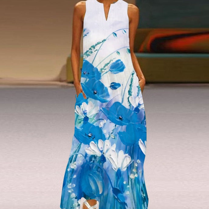 Elegante abito da donna senza maniche perfetto per ogni occasione