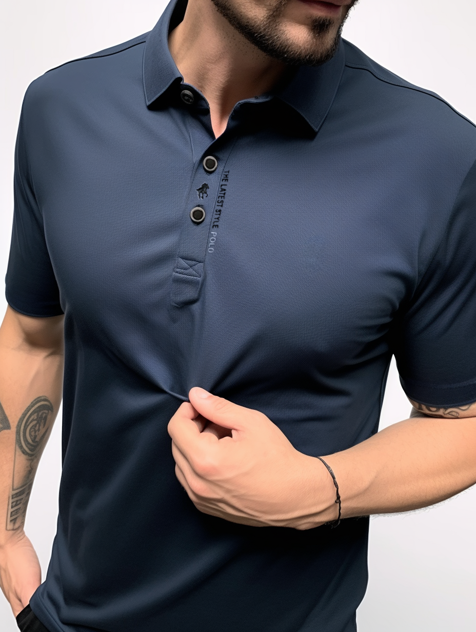 Carlo™ - Polo Muscle Fit senza rughe