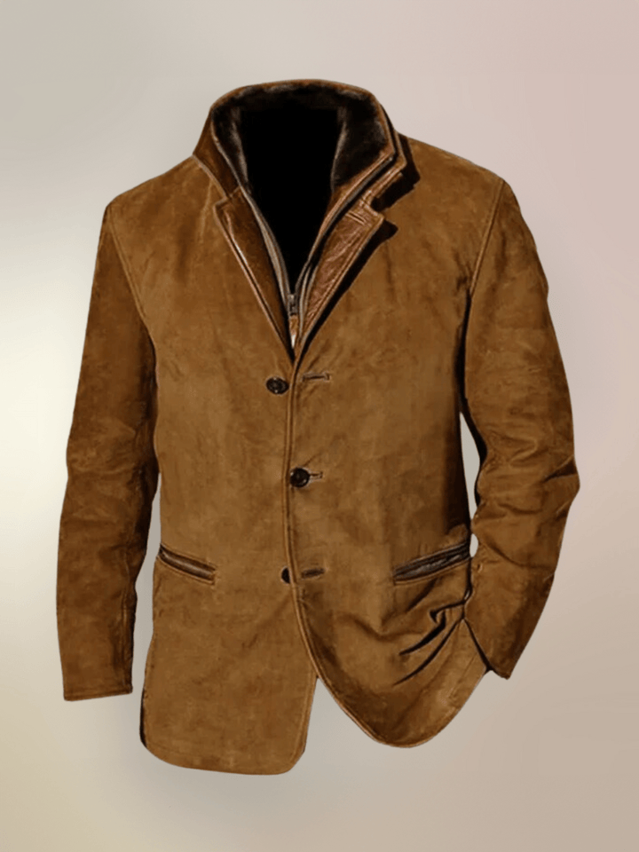 Tommaso™ - Elegante giacca di pelle retrò dallo stile unico