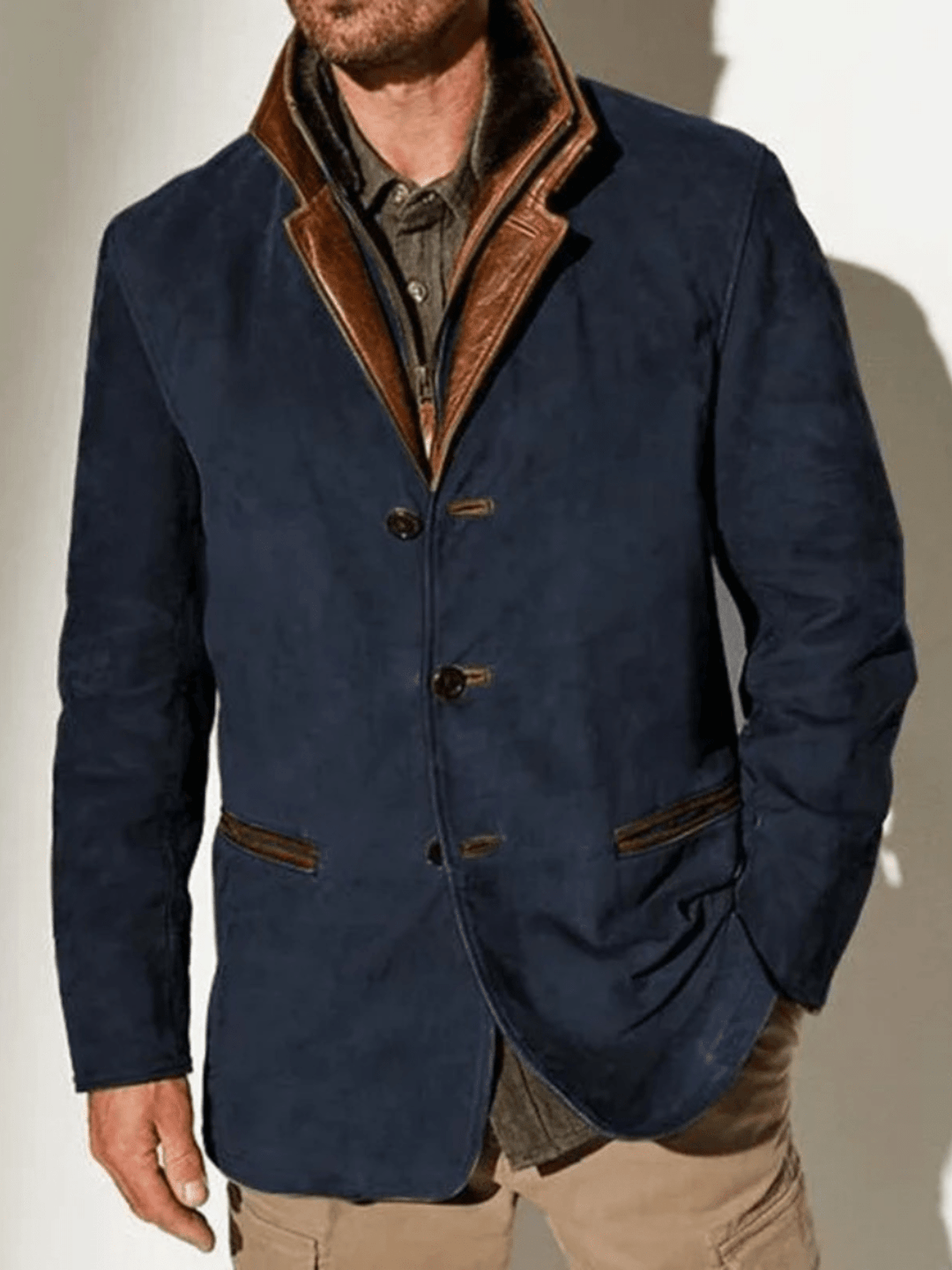 Tommaso™ - Elegante giacca di pelle retrò dallo stile unico