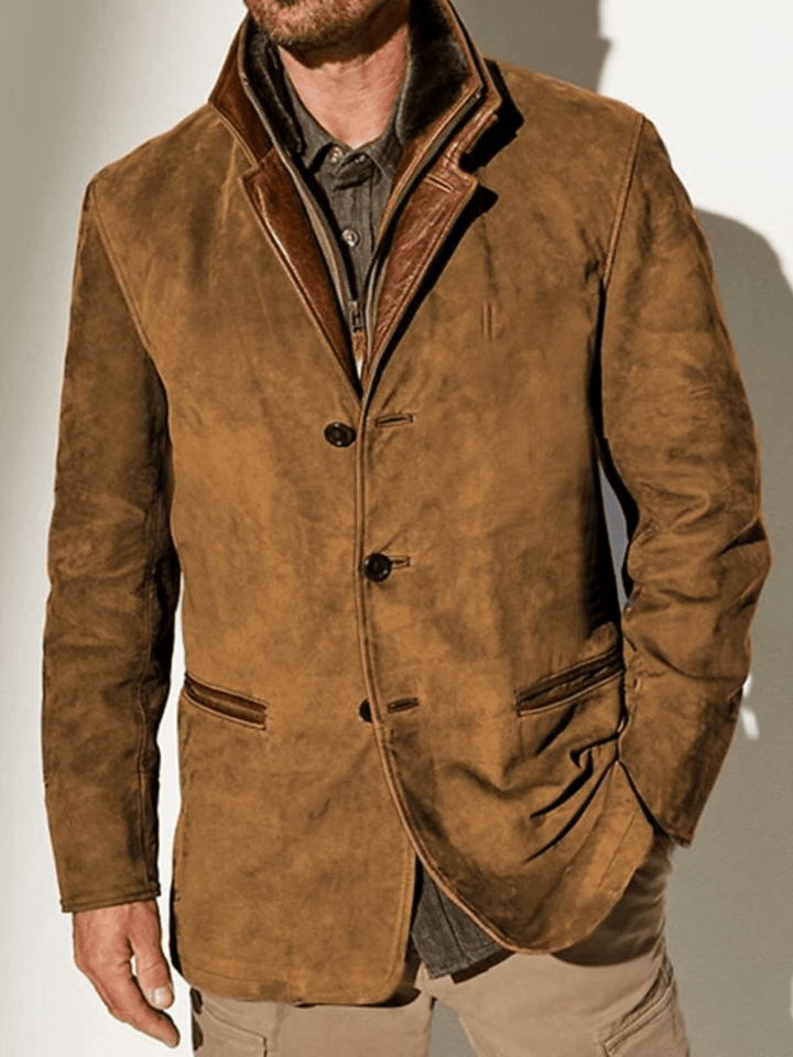 Tommaso™ - Elegante giacca di pelle retrò dallo stile unico
