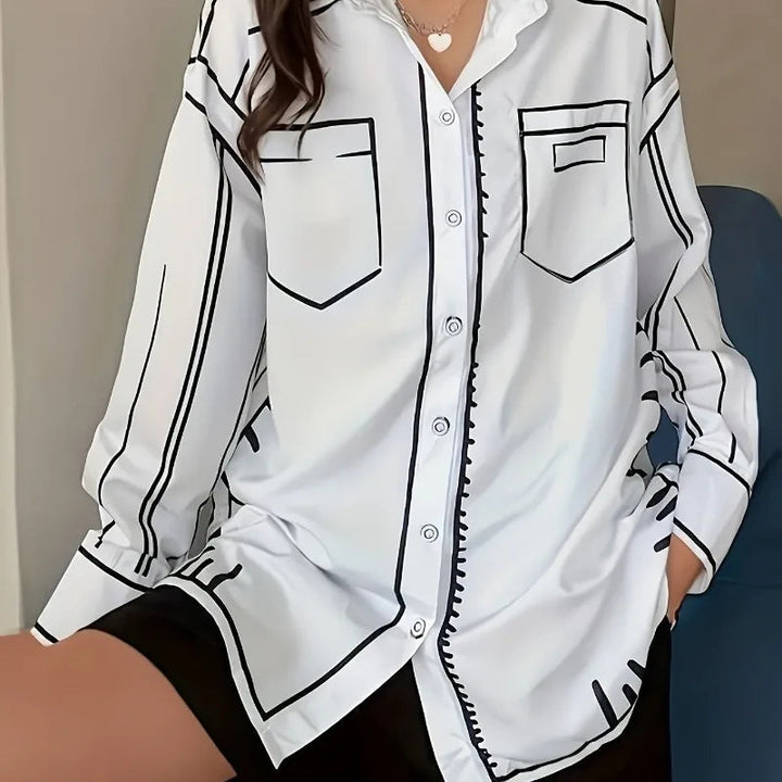 Elin - Stijlvolle en Veelzijdige Blouse voor Elke Gelegenheid