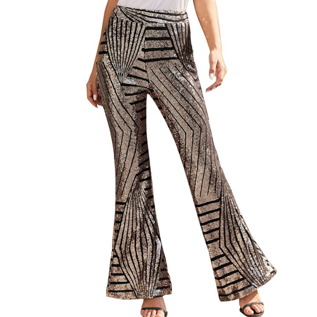 Eleganti pantaloni da donna in paillettes per aggiungere scintillio ed eleganza