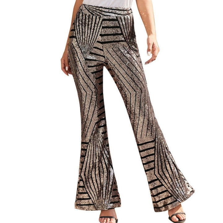 Eleganti pantaloni da donna in paillettes per aggiungere scintillio ed eleganza