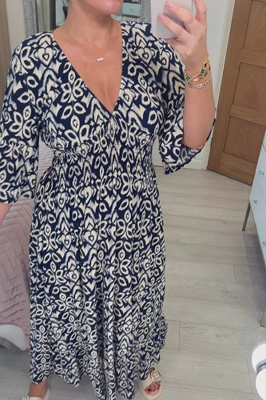 Vestito floreale bohemien chic di Solenne